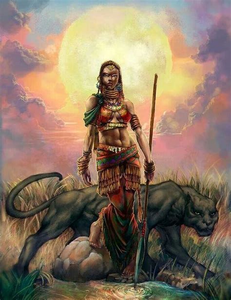 Who are some famous black women in history? AFRICAN FEMALE WARRIORS ILUSTRATION #africanbeauty African ...