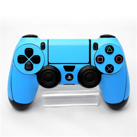 Playstation 4 Ps4 Controller Blue Matt Skin Cover Easyskinz