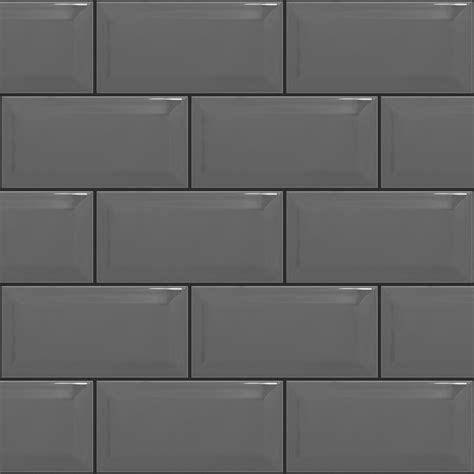 Mid Grey Tile With Charcoal Or Black Contrast Grout Gray Kitchen