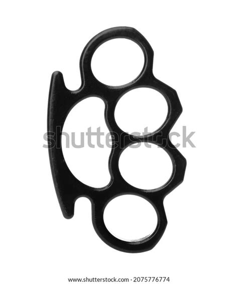 New Black Brass Knuckles Isolated On Stock Photo 2075776774 Shutterstock