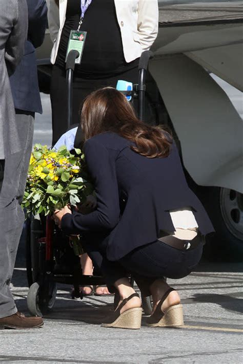 Kate Middleton Nearly Flashes Her Bum