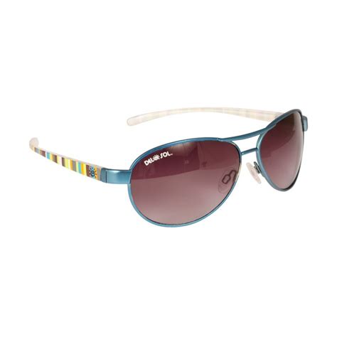 Del Sol Solize Sunglasses Lonely Sea Silver To Blue 49 I Like The