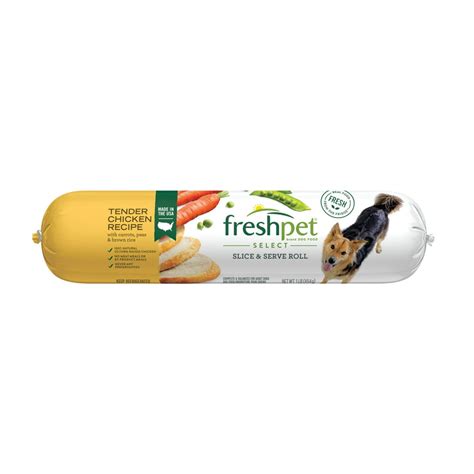 Freshpet Healthy And Natural Dog Food Fresh Chicken Roll 1lb Walmart
