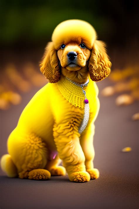 Lexica Yellow Poodle Puppy
