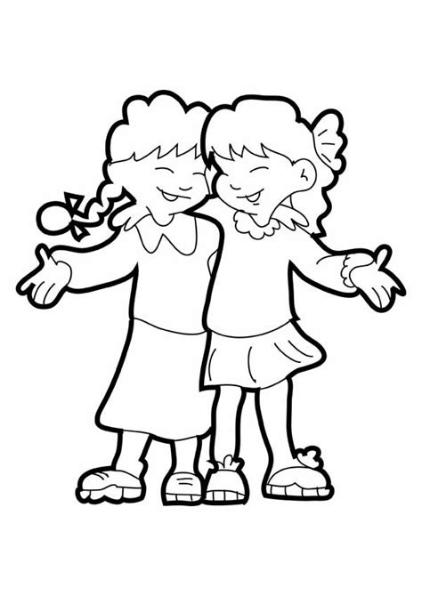 Pin On Friendship Coloring Pages