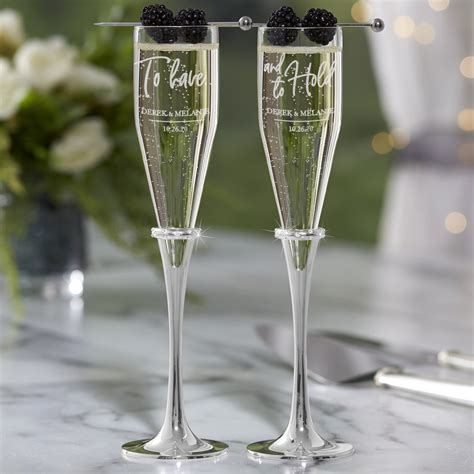 28 Wedding Champagne Flutes Worthy Of Your First Toast Weddingwire