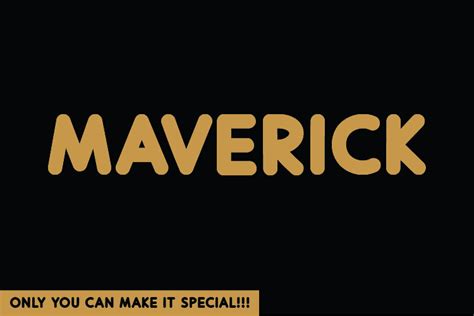 Maverick Font By Hanna Bie · Creative Fabrica