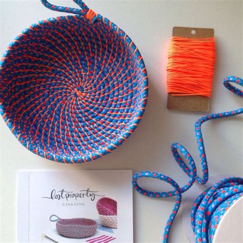 Coil Rope Bowl Tutorial And Materials Woven Rope Basket Making Kit And