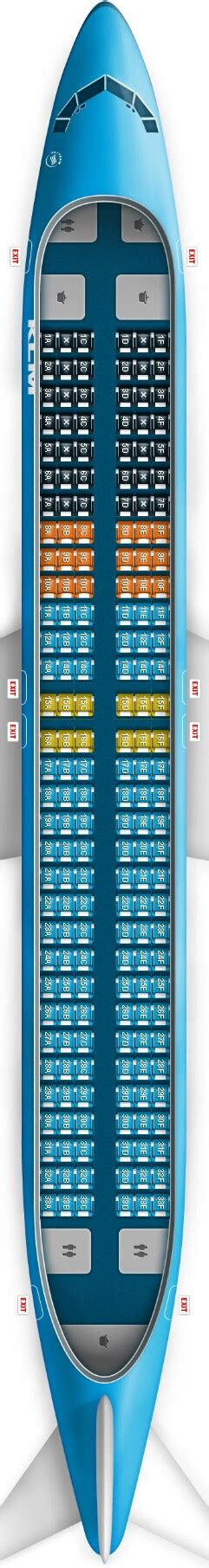 Klm Seat Map With Images Klm Airlines Airline Seats Free