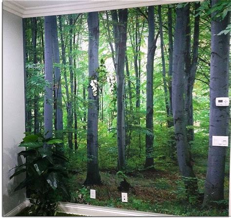 Woodland Forest Peel And Stick Wall Mural Full Size Large Wall Murals