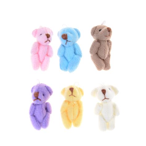 Bear Doll Plush Stuffed Keychain Toykawaii Mini Doll Toys Bag Pendant