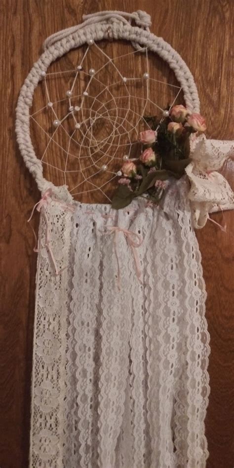 Rose Dream Catcher Dreamcatcher With Your Choice Of Roses See Etsy