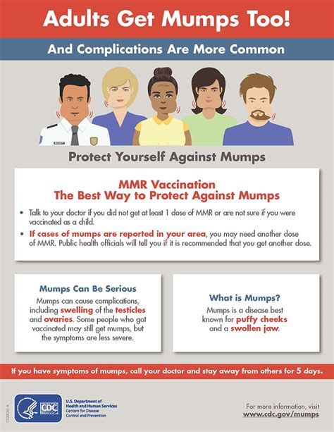 Mumps Adults Get Mumps Too Infographic Cdc