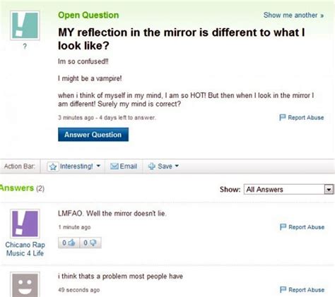 Funny Questions And Answers On Yahoo Answers