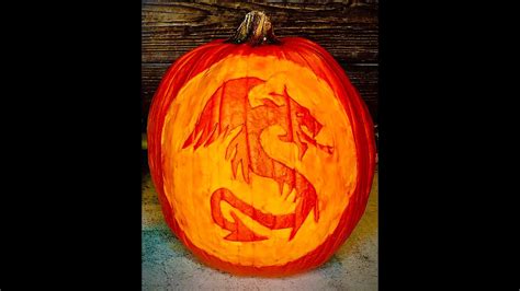 Dragon Pumpkin Carving Youtube