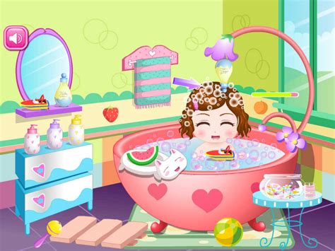 App Shopper Cute Baby Bathing Game Hd The Hottest Kids Baby Bathing