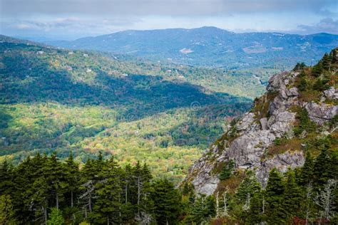 View Of The Blue Ridge Mountains From Grandfather Mountain North