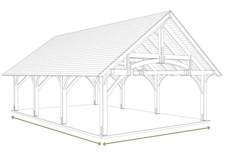 Grand Teton Post And Beam Pavilion Timber Framed Pavilions