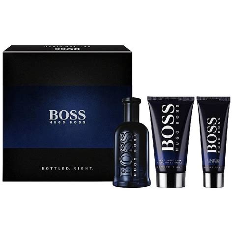 Hugo Boss Boss Bottled Night T Set With 100ml Edt 50ml Shower Gel