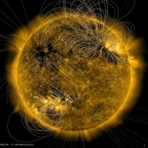 Magnetic Map Of The Sun Amazing Image