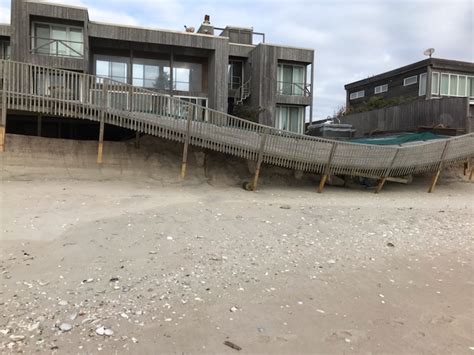 Photos Beach Erosion And Damage At Fire Island Pines Fire Island And