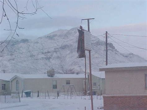 Socorro Nm M Mountain Covered In Snow Photo Picture Image New