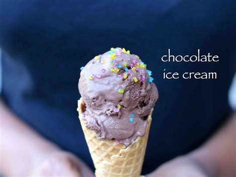 Chocolate Ice Cream Recipe How To Make Eggless Choco Ice Cream