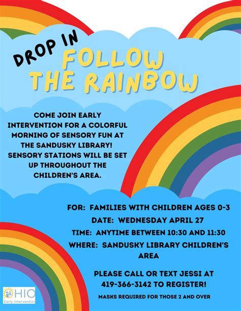 Follow The Rainbow Childrens Sensory Play Erie County Board Of