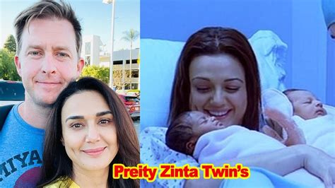 Preity Zinta Gene Goodenough Welcome Twins Jai And Gia Via Surrogacy Youtube