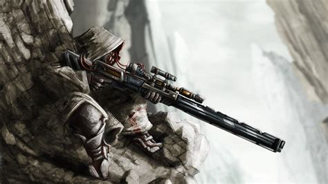 Free Download Anime Fantasy Sniper Warrior Soldier Weapons