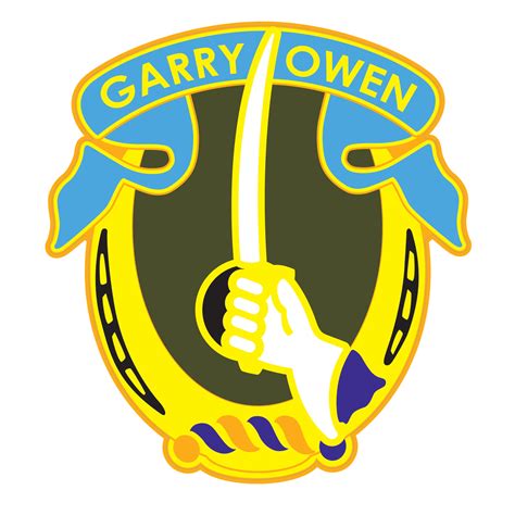 7th Cavalry Garry Owen Decals