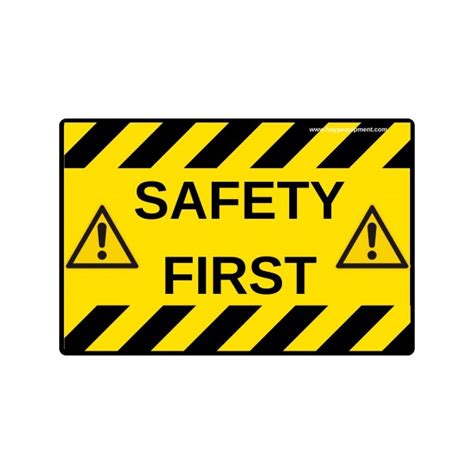 Hayq Equipment Safety First Sign Wholesale Supplier Manufacturer