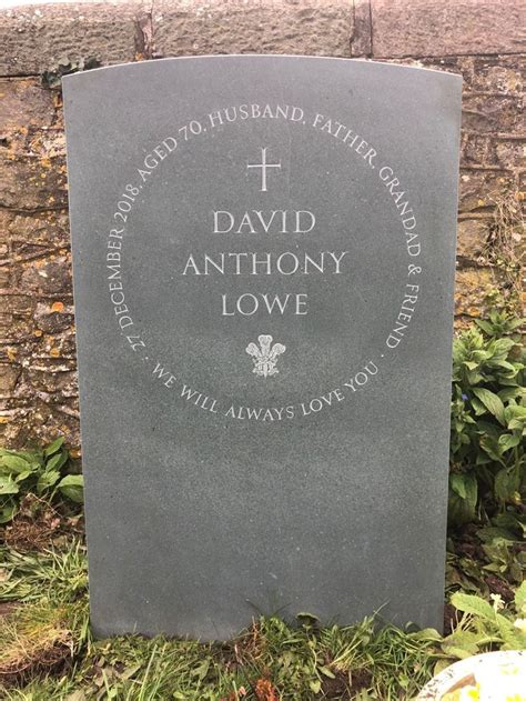 Bespoke Slate Headstone For A Husband And Father Cemetery Headstones Cemetery Art Gravestone