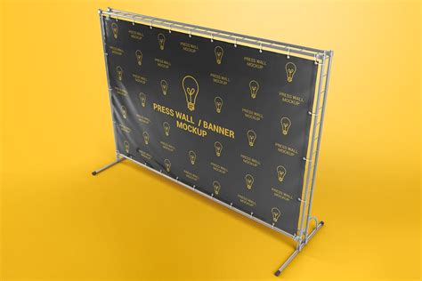 Press Conference Backdrop Template