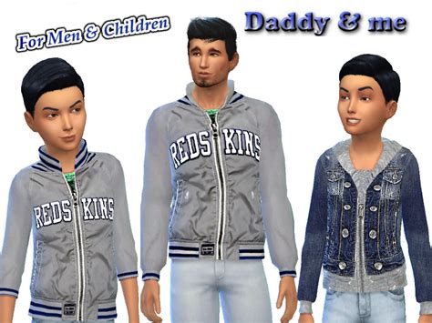 The Sims Resource Father And Son Jackets