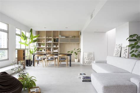 Sliding Partitions And Indoor Garden Transform This Modern Singapore