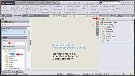 How To Create A Solidworks Notes Library