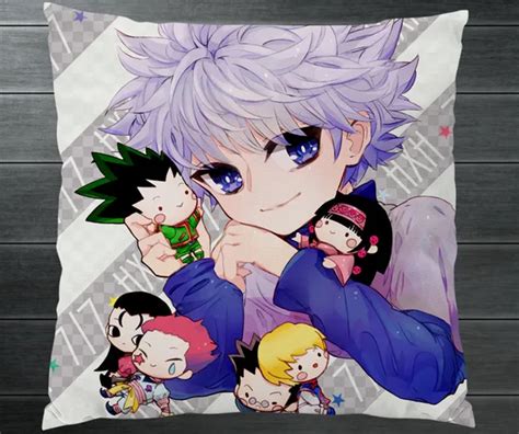 Hunter X Hunter Killua Zoldyck Hisoka Gon Freecss Two Sides Pillowcase Manga Anime Pillow