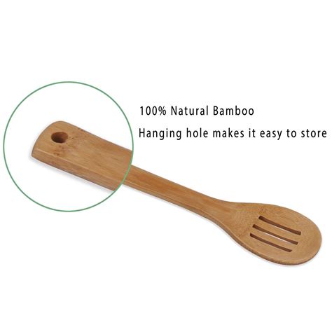 Certified organic bamboo is very easy to find for this reason. Organic Bamboo Utensil SetWooden Cooking Spoons and ...