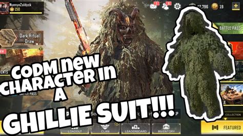 Call Of Duty Mobile Lets Try The New Character In A Ghillie Suit