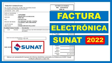 ¿cómo Emitir Boletas Y Facturas Electrónicas Sunat Infobae