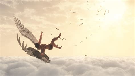 As Icarus Fell The Legend Of Icarus Reimagined By Joy B The Pom