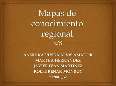 Ppt Mapas De Conocimiento Regional Powerpoint Presentation Free