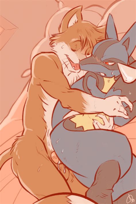 Rule 34 Anthro Color Cum Fur Furry Interspecies Lucario Male Male Only Nintendo Nude Patto