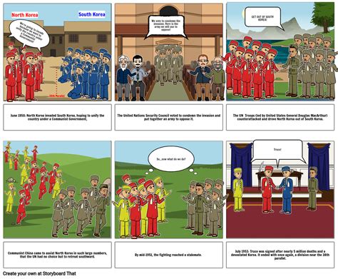 Korean War Comic Storyboard By Gthomas34