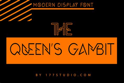The Queens Gambit Font 177studio Fontspace