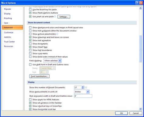 Change Display View Options Document View Editing Microsoft