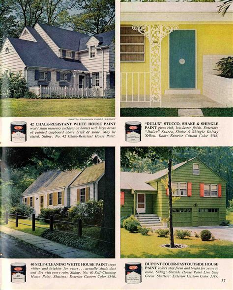 The challenge is choosing the right colours. Broadmoor Neighborhood News: Exterior colors for 1960 houses