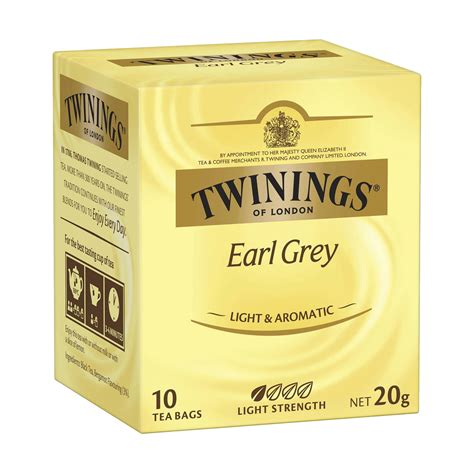Twinings Earl Grey 20g 10 Pack Camperdown Cellars