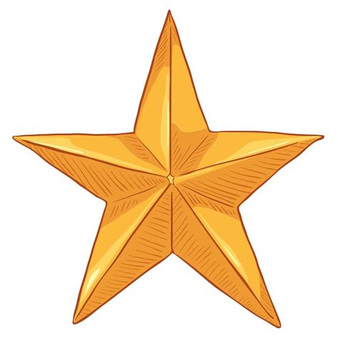 Premium Vector Vector Cartoon Gold Star